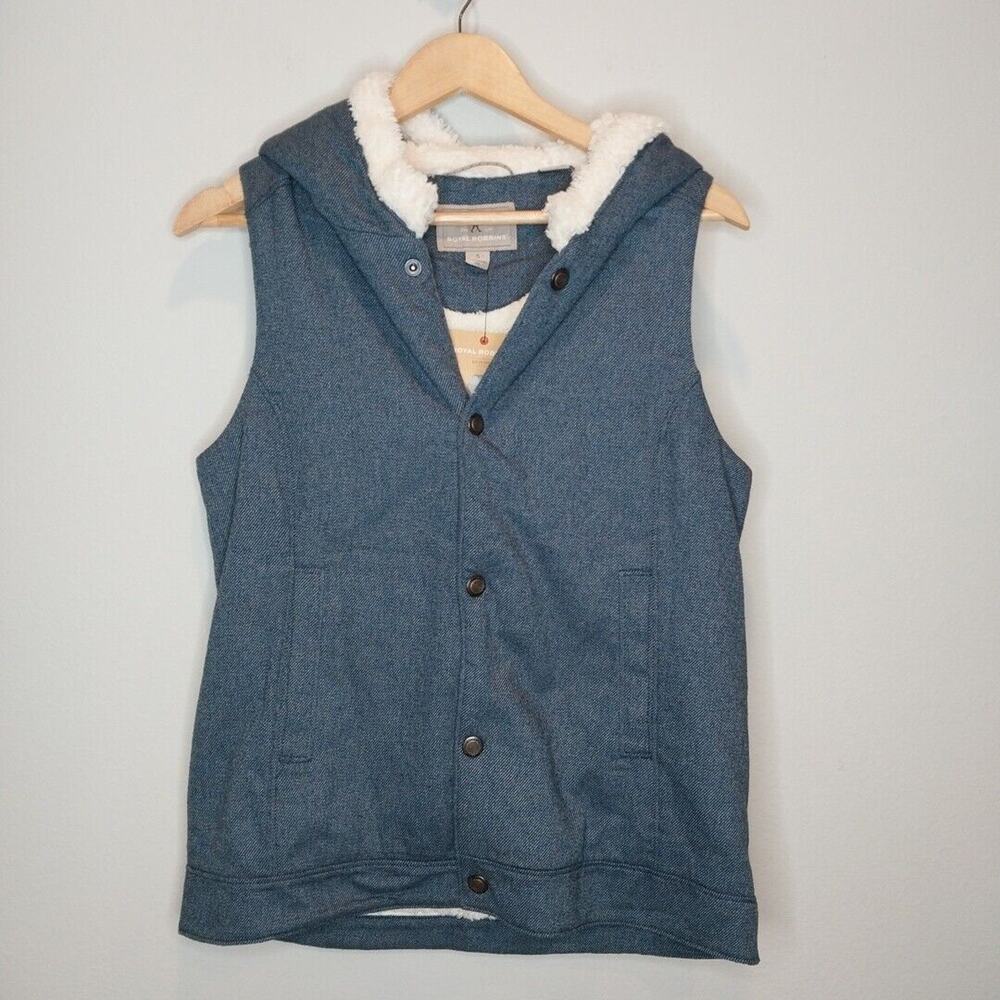 Royal Robbins‎ Mountain Girl Vest Soft Jean Sherpa Women's Jacket Size Small